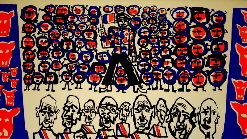 "de Gaulle N'est Plus Seul " Litho Gabriel Paris ...mai 68-photo-1