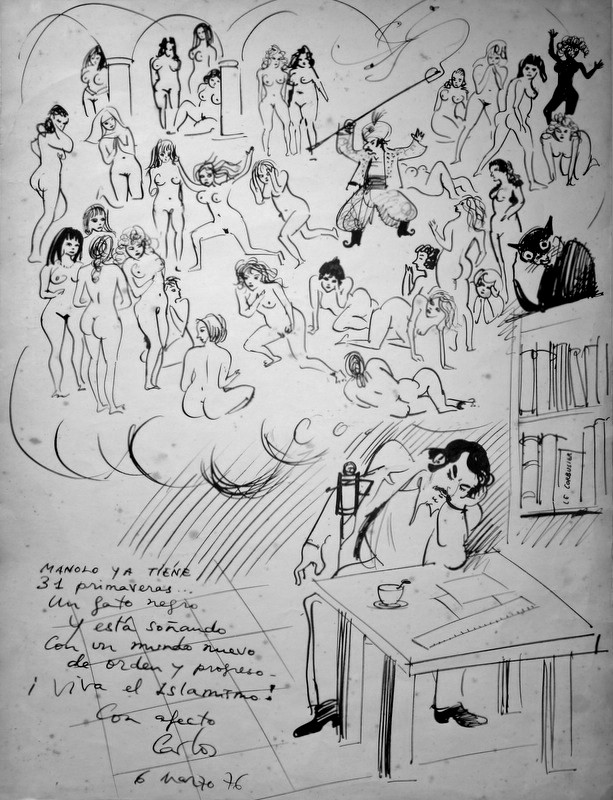 "REVE EROTICO-HUMORISTIQUE"  par Carlos PRADAL...1976