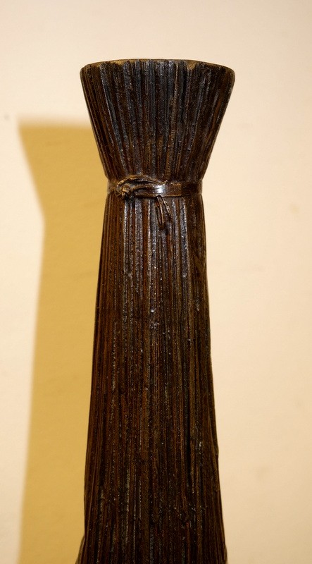 Bronze Vase "lizard And Crab" Meiji Period...japan-photo-3