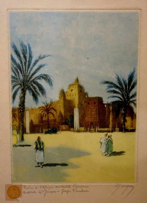 "PALAIS  de l'AFRIQUE OCCIDENTALE FRANCAISE" Expo Paris 1931