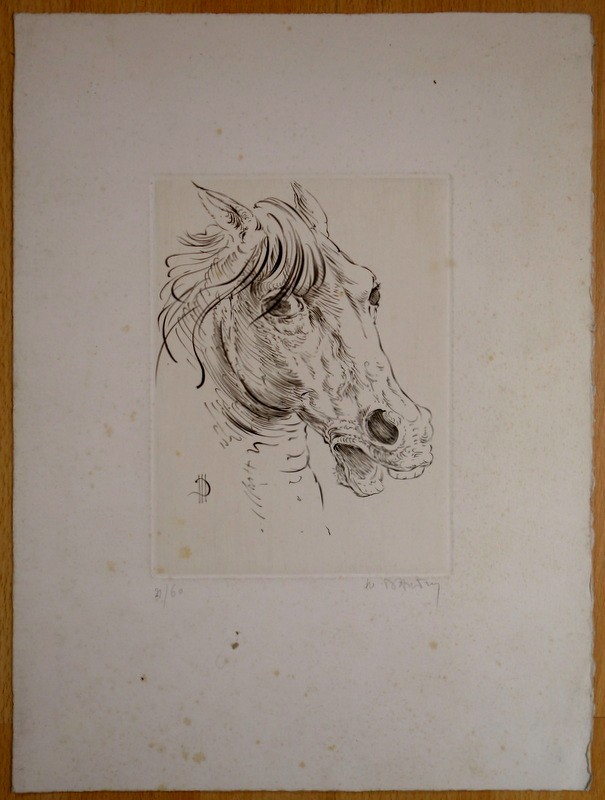 "horse Head" By Marc Dautry Circa 1980