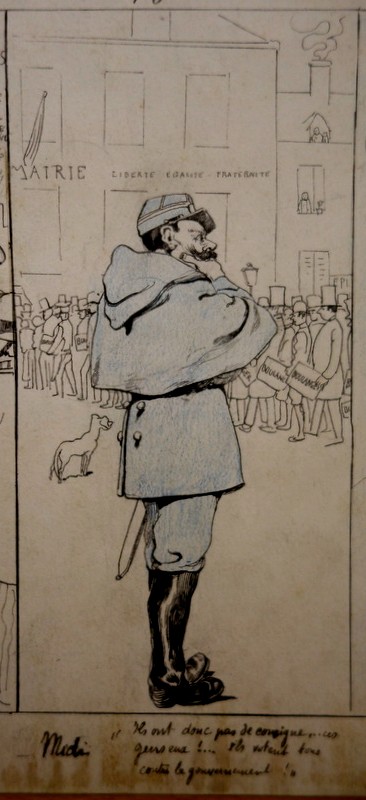 "VOTEZ BOULANGER !" Dessin de GUYDO ...Paris 1889-photo-2
