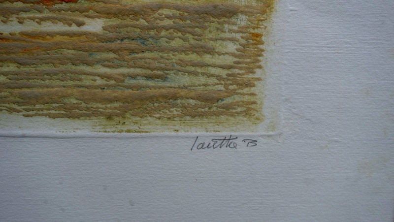 "Un ETE dans l'OUEST" lithographie par LOUTTRE .B-photo-4