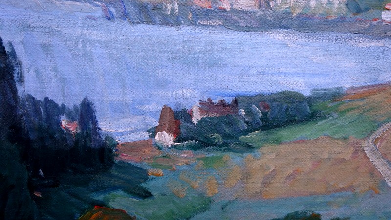 "side Of Lake Annecy" By Jpdelamotte, Salon From 1936-photo-1