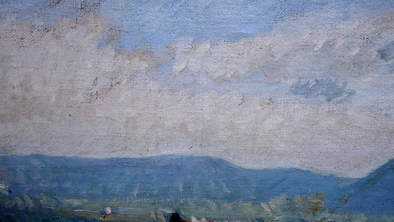 "side Of Lake Annecy" By Jpdelamotte, Salon From 1936-photo-2