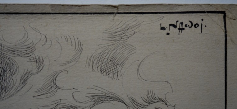 "germany, Poland, Serbia ..... " Russian, Polish (?) Drawing Circa 1914-photo-4