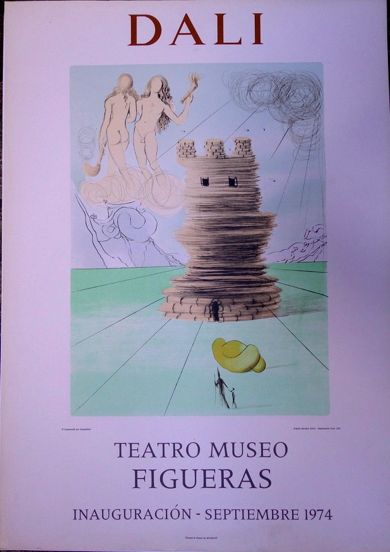 Lot 8 Posters "museo Figueras" By Dali ....mourlot Circa 1974-photo-2