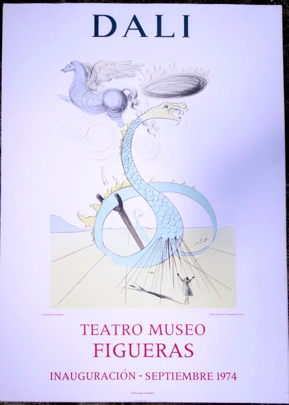 Lot 8 Posters "museo Figueras" By Dali ....mourlot Circa 1974-photo-5