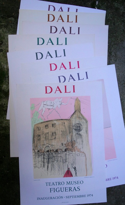 Lot 8 Posters "museo Figueras" By Dali ....mourlot Circa 1974