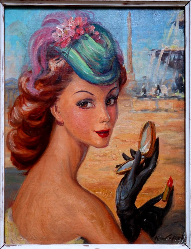 "LA PARISIENNE" par M.LEFORT vers 1950-photo-2