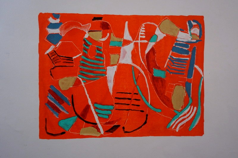 "lanskoy" Lithograph..louis Carre Gallery 1948-photo-3
