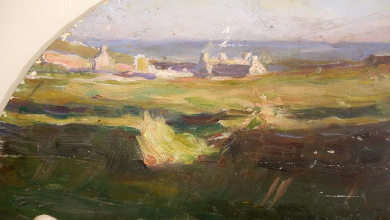 "PAYSAGE BRETON" Ecole Bretonne vers 1920/1930-photo-2