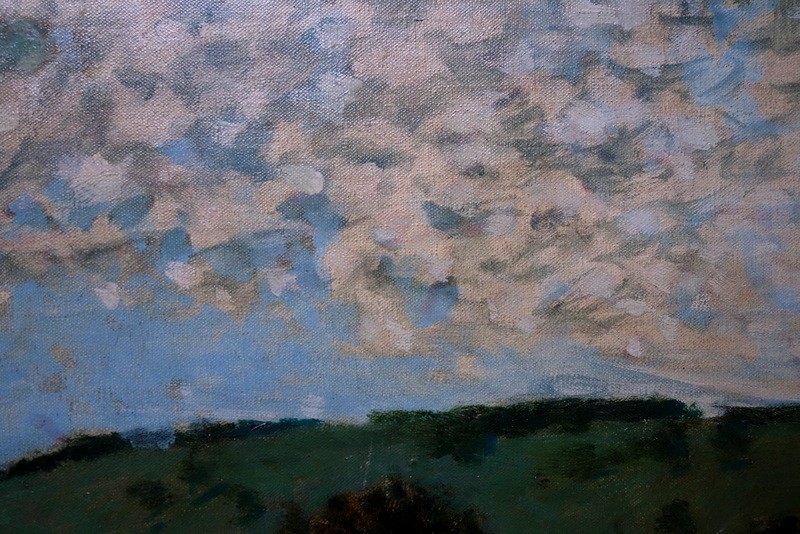 "country Scene" By Sandor Teplansky (hungarian) Circa 1920-photo-1