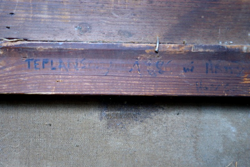 "country Scene" By Sandor Teplansky (hungarian) Circa 1920-photo-3