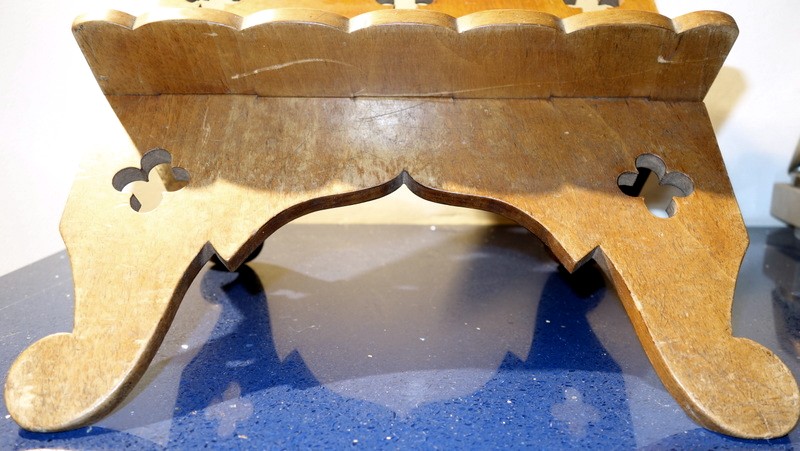 Wooden "bible Holder Or Bookstand" Circa 1920/30-photo-2