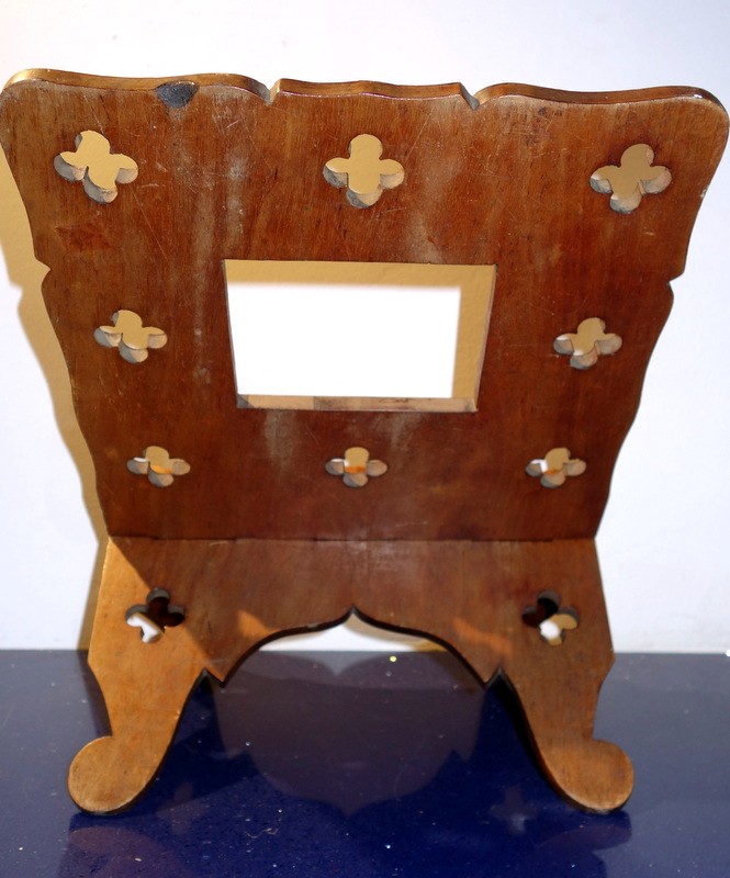 Wooden "bible Holder Or Bookstand" Circa 1920/30-photo-1