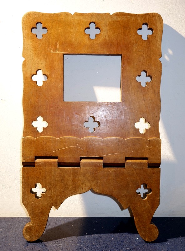 Wooden "bible Holder Or Bookstand" Circa 1920/30-photo-2