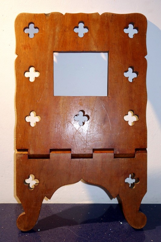 Wooden "bible Holder Or Bookstand" Circa 1920/30-photo-3