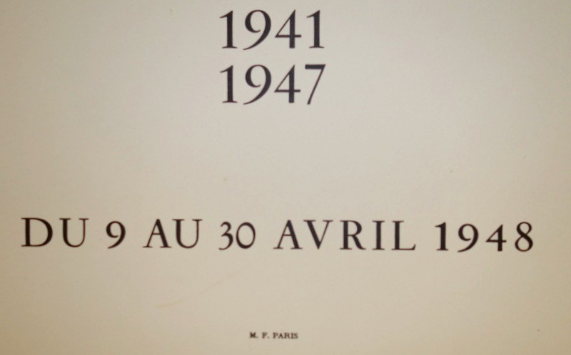 Affiche "ESTEVE " par MOURLOT ..Galerie Louis CARRE ..1948-photo-3