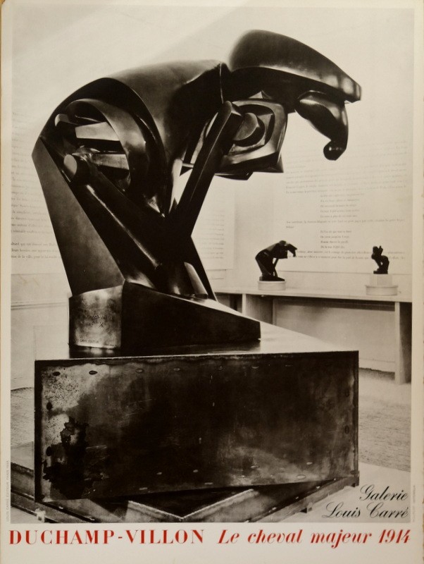 Poster "duchamp-villon" Mourlot, Galerie Louis Carre 1966