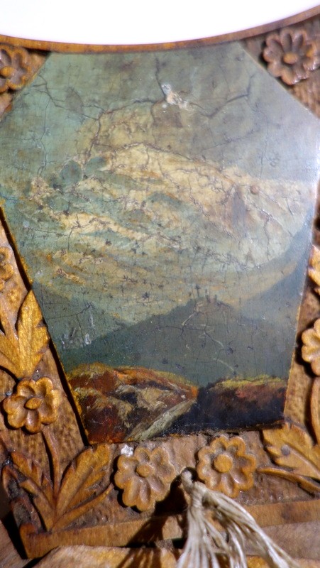 "painted Octagonal Cup" ......switzerland 19th Century -photo-7