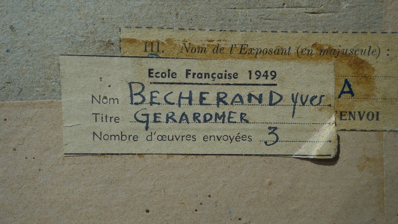 "gerardmer" Gouache By Yves Becherand ...1949-photo-3