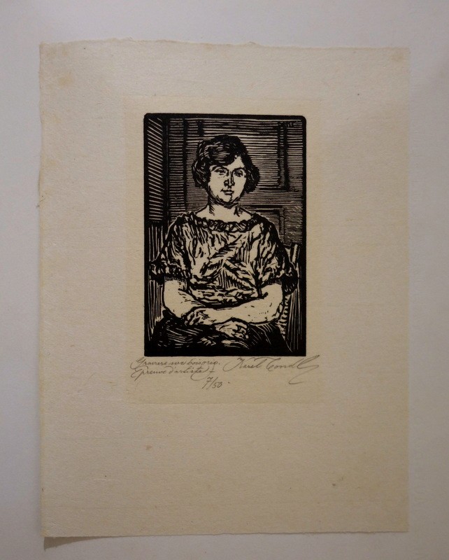 3 Gravures sur Bois par Karel TONDL (Tchéque ) vers 1920/25-photo-2