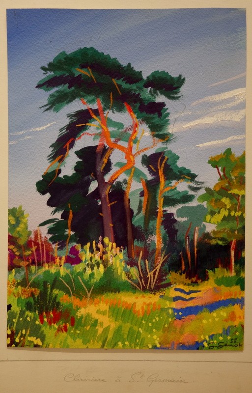 "trees" At l'Hautil And St Germain By G.genot ..1954/55-photo-2
