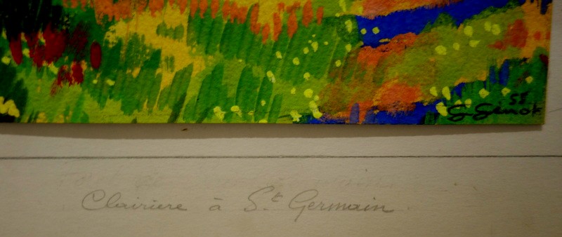 "trees" At l'Hautil And St Germain By G.genot ..1954/55-photo-3