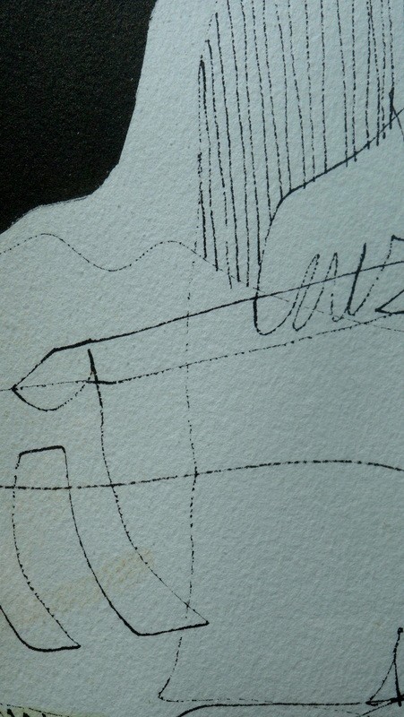 "PAYSANS " Sérigraphie par Pedro SOBRADO (Espagnol)-photo-1