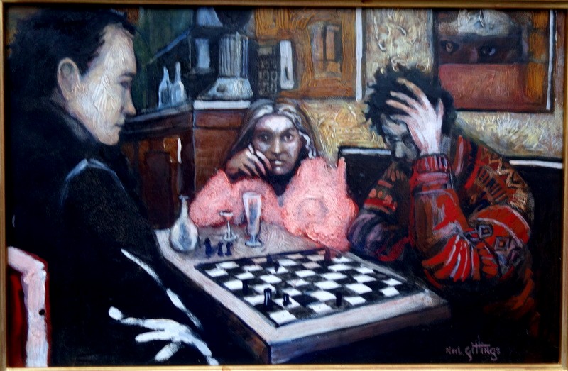 "Les JOUEURS d'ECHEC" par Neil GITTINGS  (Américain)-photo-2