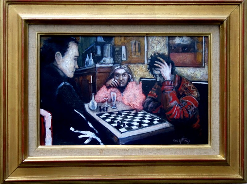 "Les JOUEURS d'ECHEC" par Neil GITTINGS  (Américain)