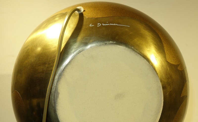 Brass Lamp Base By Louis Drimmer-photo-4