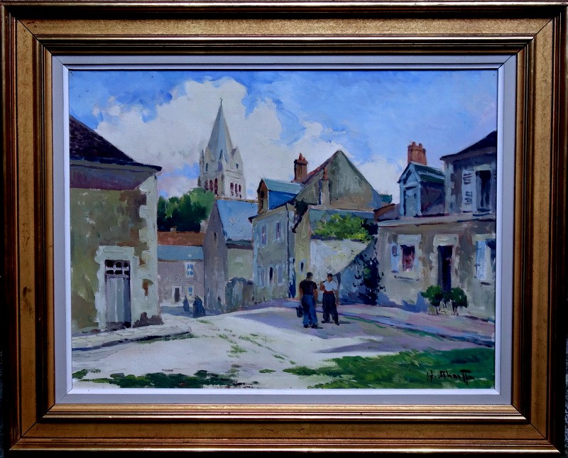 "MEUNG sur LOIRE" par Henri SCHEAFFER vers 1950/60