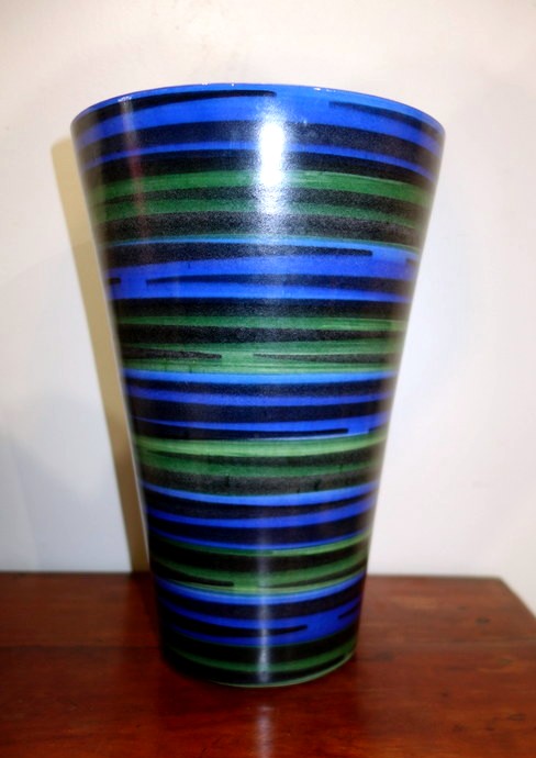 "VASE CONIQUE "  Faïencerie  de SAINT CLEMENT vers 1950/60-photo-2