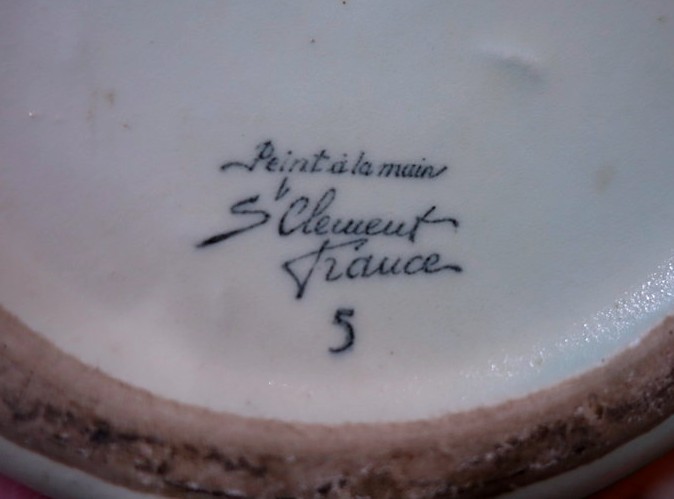 "VASE CONIQUE "  Faïencerie  de SAINT CLEMENT vers 1950/60-photo-4