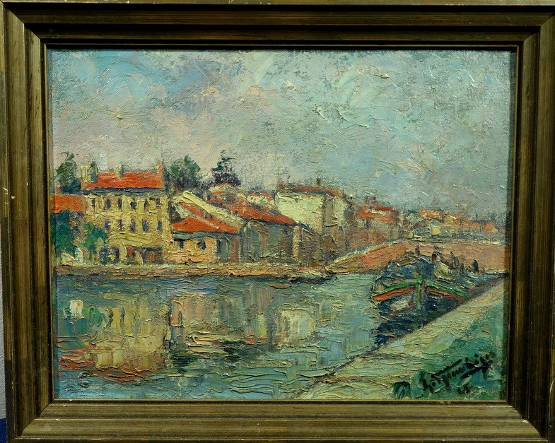 "port St Sauveur" By G.izaure-dezes..toulouse 1945