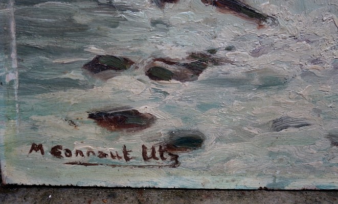 "BORD de RIVIERE" Lieu Illisible par M.CANAUT-UTZ -photo-3