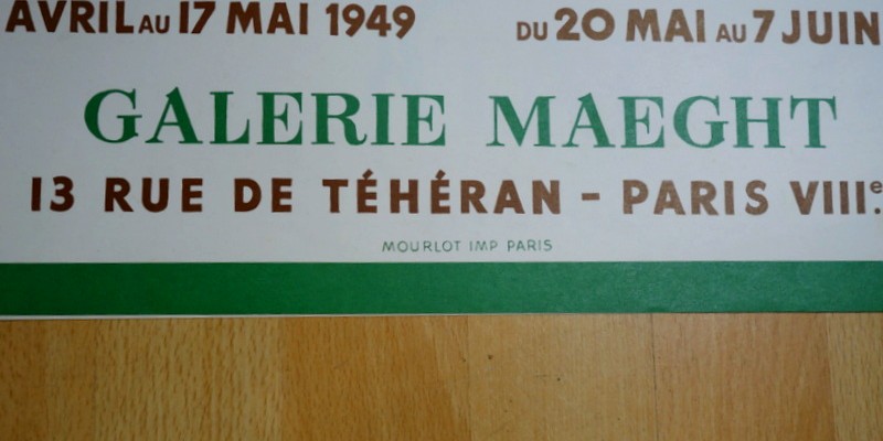 "masters Of Abstract" Genoble, Maeght, Mourlot Museum..1949-photo-2