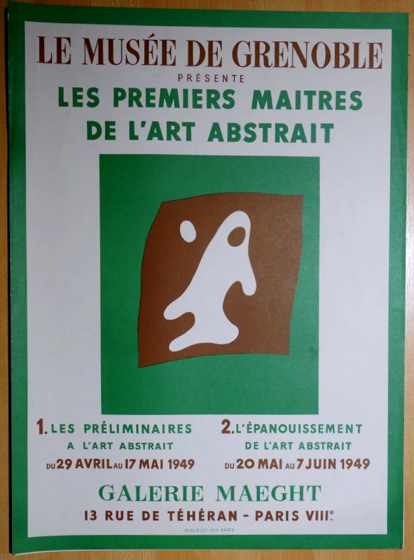 "masters Of Abstract" Genoble, Maeght, Mourlot Museum..1949