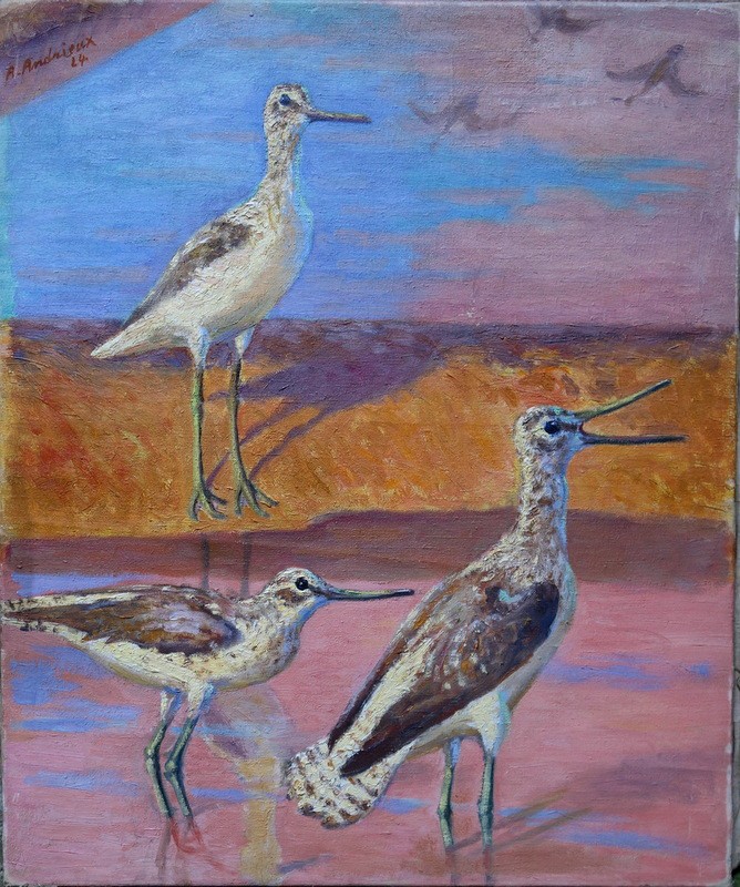 "CHEVALIERS  ABOYEURS" par Alfred ANDRIEUX ...1924