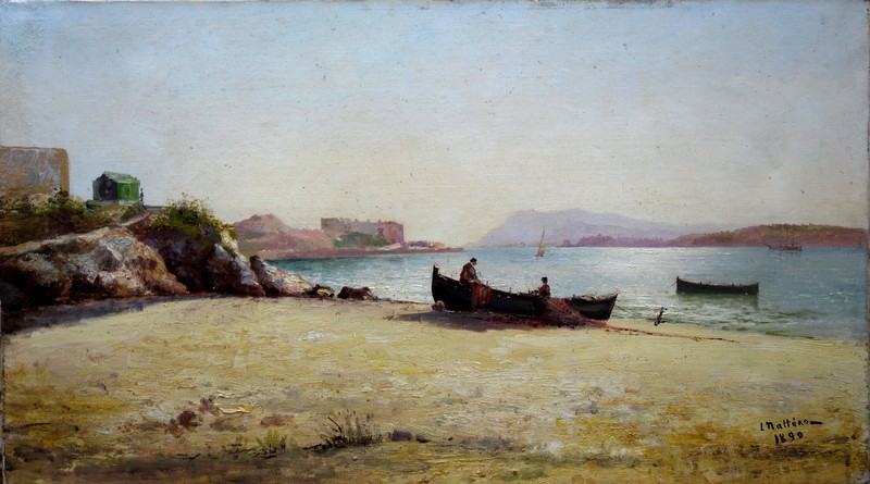 "fort St Louis In Toulon" Louis Nattero ...1890