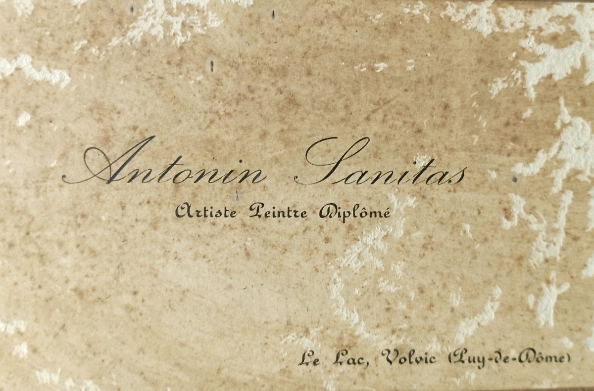 "La GARONNE a CASTILLON" Antonin SALINAS ..1930/35-photo-4