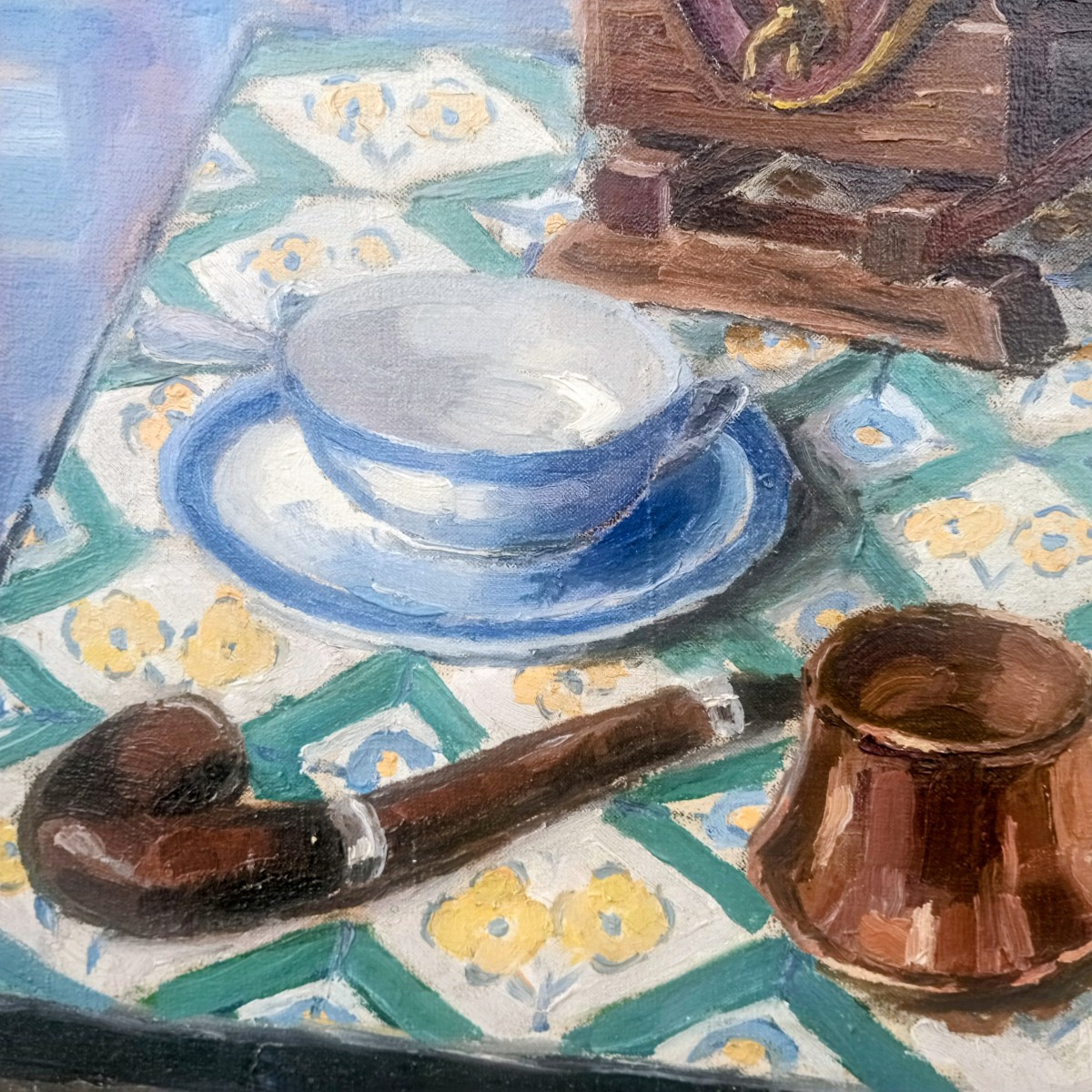 *NATURE MORTE a la CAFETIÈRE "..DRUILHE..1950-photo-4