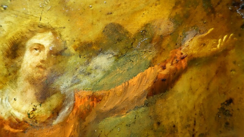 "the Assumption Of The Virgin" Copper, 17th Century-photo-2