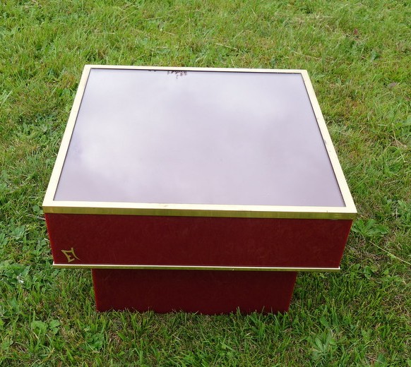 "TABLE BASSE" Eric MAVILLE ...Maison ROMEO  1970-photo-3