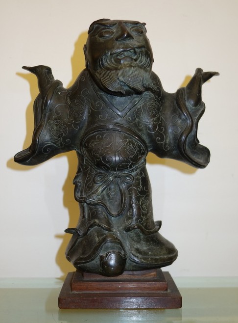 Lead "chinese Figure"...china, 19th Century