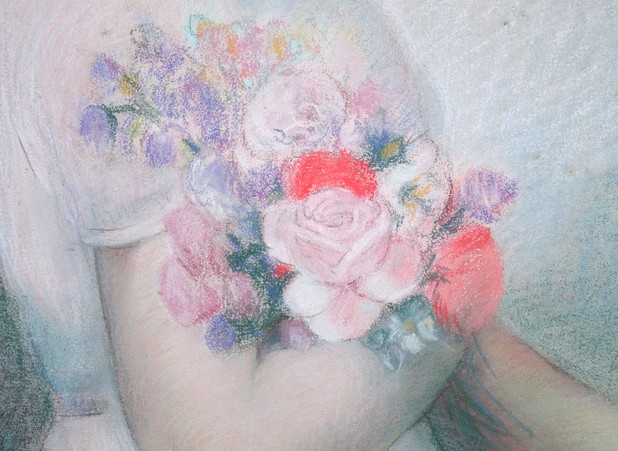 "beauty Brunettes And Pink" By A.ranzim ..italy 1950-photo-3