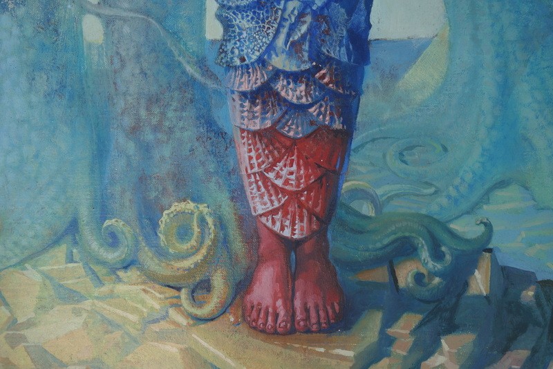 "DEESSES  et MOMIE " par Antoinet RIBET vers 1970-photo-4