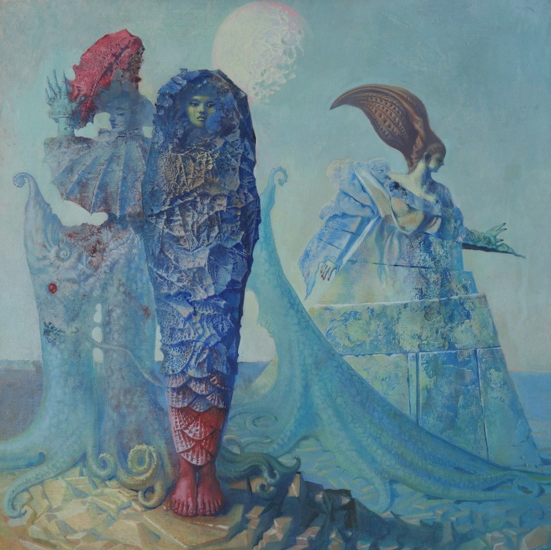 "DEESSES  et MOMIE " par Antoinet RIBET vers 1970